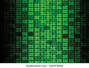 cinema screen for movie presentation. Light Abstract Technology background for computer graphic website internet and business. dark green. Pixel, mosaic, table. point, spot, dot