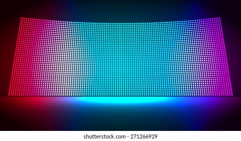 cinema screen for movie presentation. Light Abstract Technology background for computer graphic website internet and business. dark red blue purple background. Pixel, mosaic, table. point, spot, dot