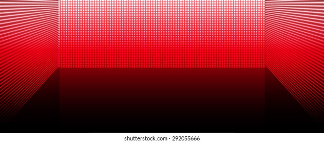 cinema screen for movie presentation. Light Abstract Technology background for computer graphic website internet and business. dark red background. Pixel, mosaic, table. point, spot, dot