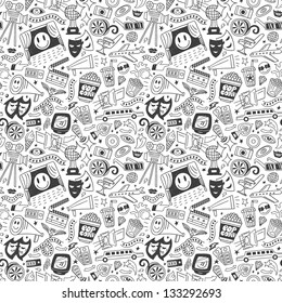 cinema - seamless pattern