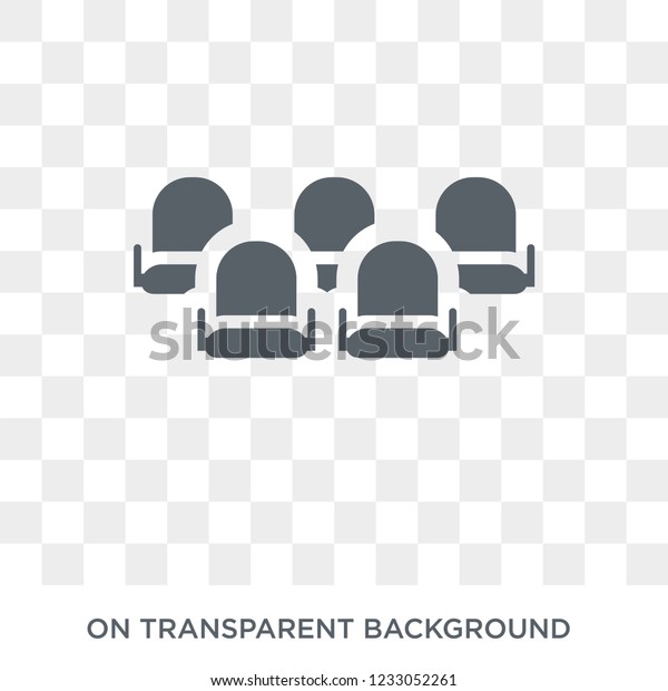 Cinema seat icon. Cinema seat design concept\
from Entertainment collection. Simple element vector illustration\
on transparent\
background.