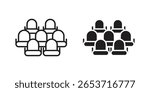 Cinema seat icon design element. Editable stroke. Vector