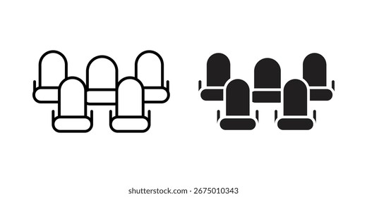 Cinema seat icon vector design, perfect for website ui designs