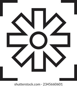Cinema Setting Video Outline Icon