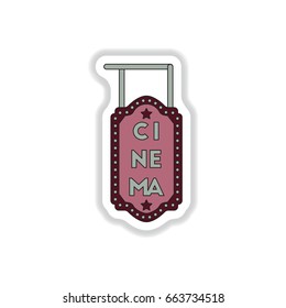 cinema sign banner