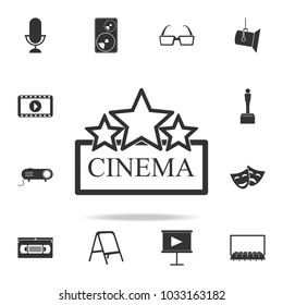 cinema sign icon. Set of cinema  element icons. Premium quality graphic design. Signs and symbols collection icon for websites, web design, mobile app on white background
