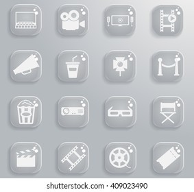 Cinema  simply symbols for web and user interface