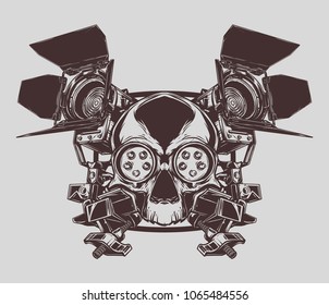 Cinema skull light ARRI