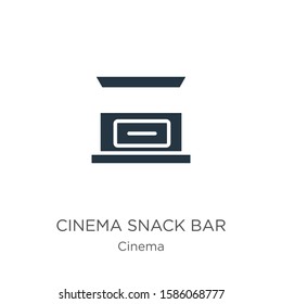 Cinema snack bar icon vector. Trendy flat cinema snack bar icon from cinema collection isolated on white background. Vector illustration can be used for web and mobile graphic design, logo, eps10