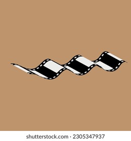 Cinema strip templates negative and strip media vector image. Film strip set cinema strip roll 35mm blank slide vector image