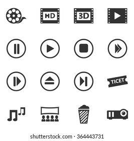 Cinema symbol for web icons