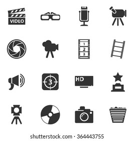 Cinema symbol for web icons