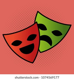 cinema theatrical mask entertainment icon