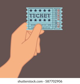 cinema ticket entrance icon