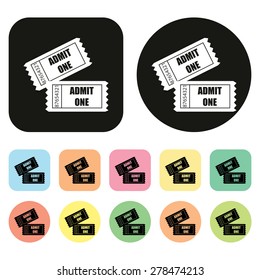 Cinema ticket icon