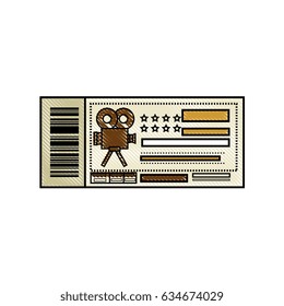 cinema ticket icon