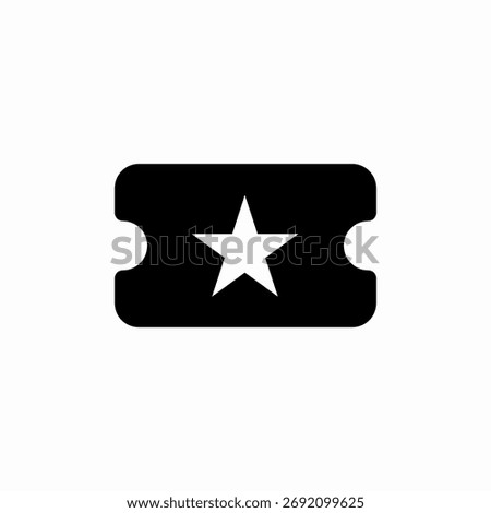 cinema ticket icon sign vector