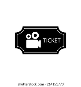 cinema Ticket - vector icon