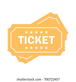 Cinema Ticket Vector Icon