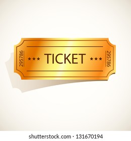 ticket illustration  Cinema