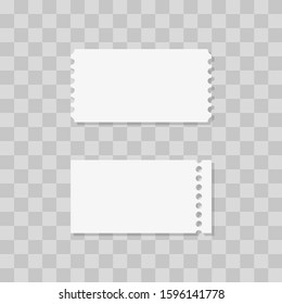 Cinema ticket. Vector illustration in flat design