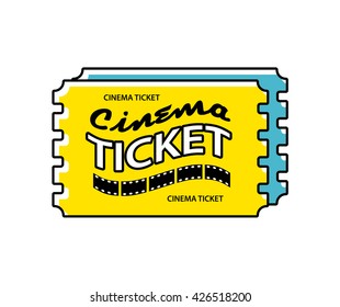 Cinema tickets icon.