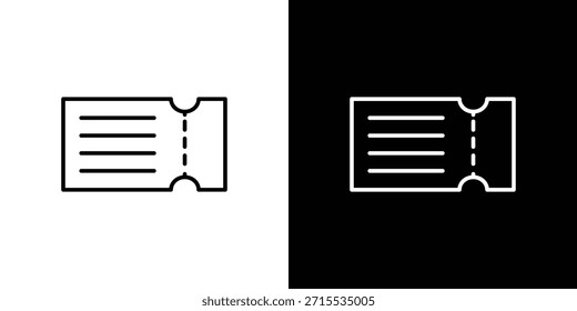 Iconos de entradas de cine para Elementos de UI. Ilustración vectorial de alta calidad.