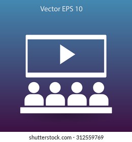 cinema vector icon