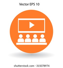cinema vector icon