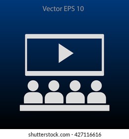 cinema vector icon