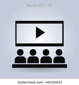cinema vector icon