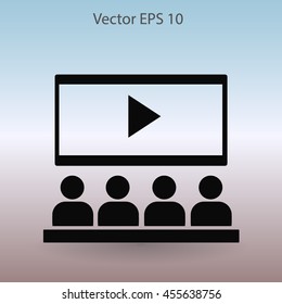 cinema vector icon
