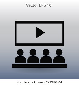 cinema vector icon