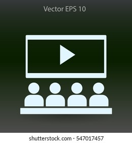 cinema vector icon