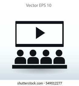 cinema vector icon