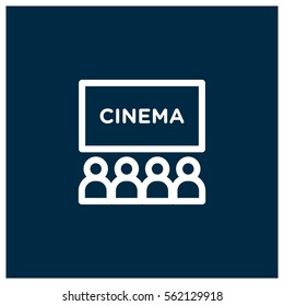 Cinema vector icon