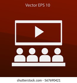 cinema vector icon