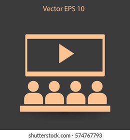 cinema vector icon