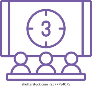 Cinema vector icon. Can be used for printing, mobile and web applications.