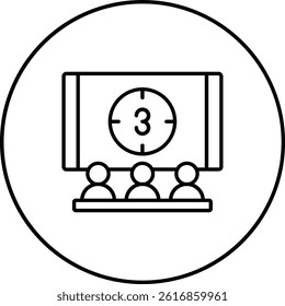 Cinema vector icon. Can be used for printing, mobile and web applications.