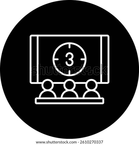 Cinema vector icon. Can be used for printing, mobile and web applications.