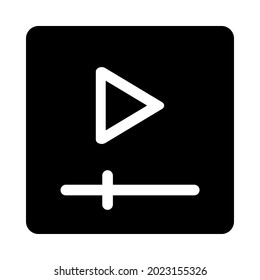 Cinema vector icon. movie illustration symbol. film sign or logo.