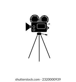 Cinema vector icon. movie  illustration symbol. movie house sign or logo.