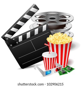 Cinema. Vector illustration