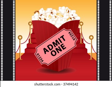 Cinema vector illustration.