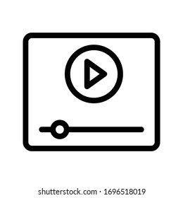 cinema vector thin line icon 