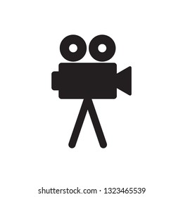 cinema video camera icon vector