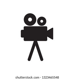 cinema video camera icon vector