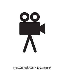 cinema video camera icon vector