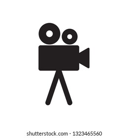 cinema video camera icon vector